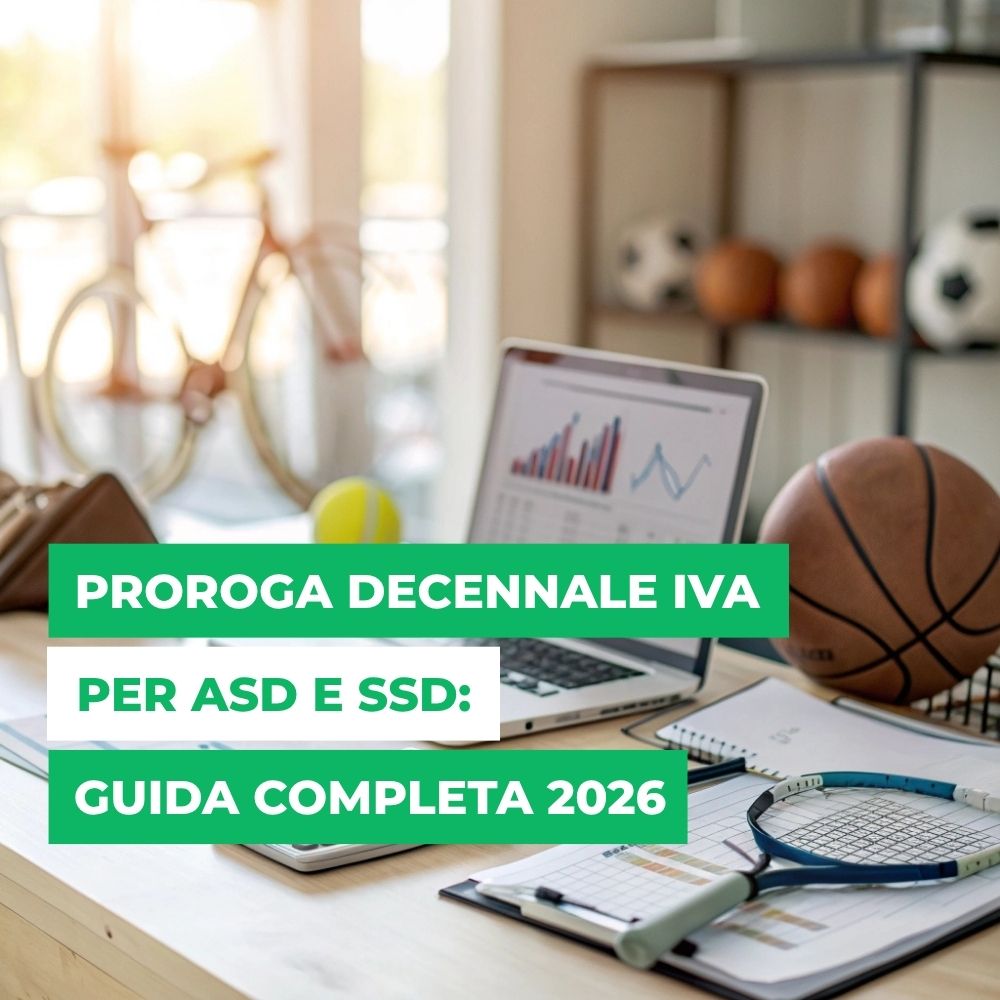 La proroga decennale IVA rappresenta una svolta decisiva per migliaia di Associazioni Sportive Dilettantistiche e Società Sportive Dilettantistiche in tutta Italia. Dopo mesi di incertezza normativa, il legislatore ha scelto di rinviare al 31 dicembre 2034 il passaggio dal regime di fuori campo IVA all’esenzione IVA, garantendo così stabilità amministrativa e operativa al settore sportivo dilettantistico.
